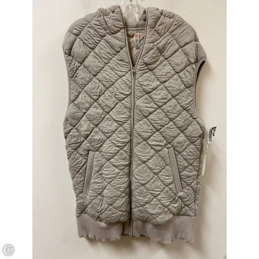 Vest Puffer & Quilted By Mono B In Grey, Size: L