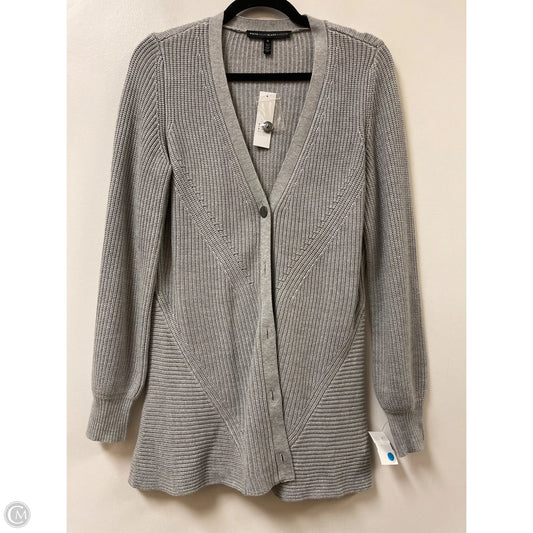 Sweater Cardigan By White House Black Market In Grey, Size: M