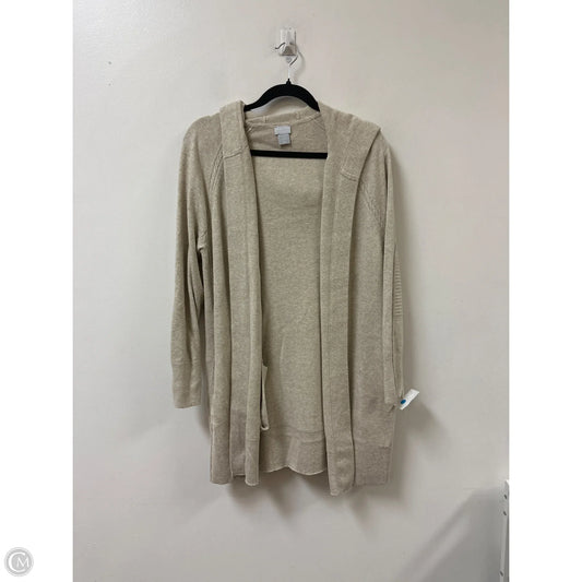 Sweater Cardigan By Chicos In Cream, Size: M