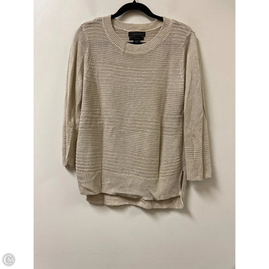 Sweater By Tahari In Cream, Size: M