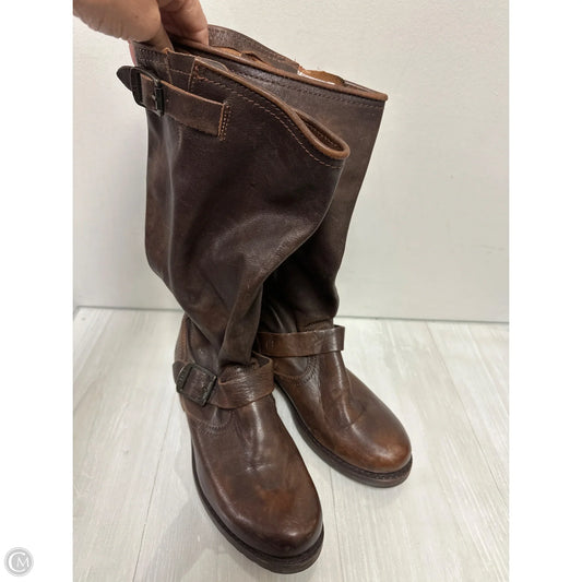 Boots Designer By Frye In Brown, Size: 8