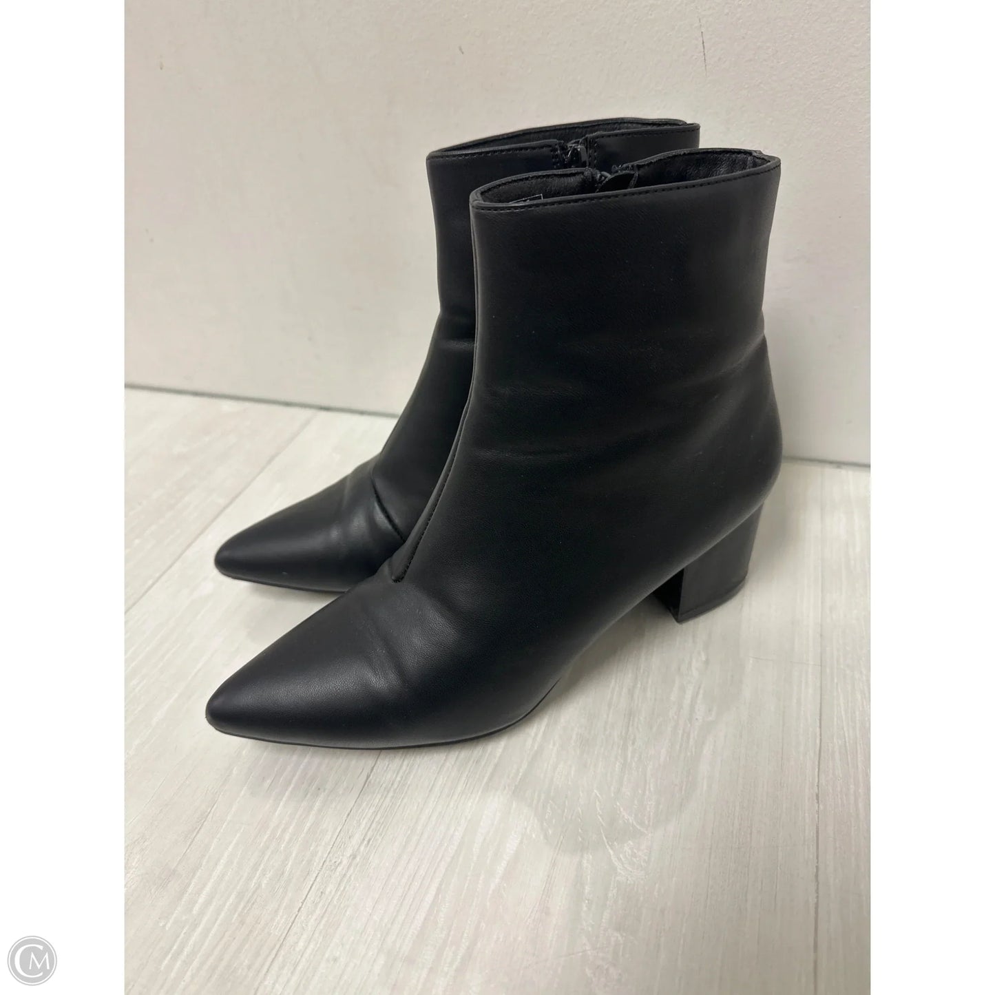 Boots Ankle Heels By Sugar In Black, Size: 9