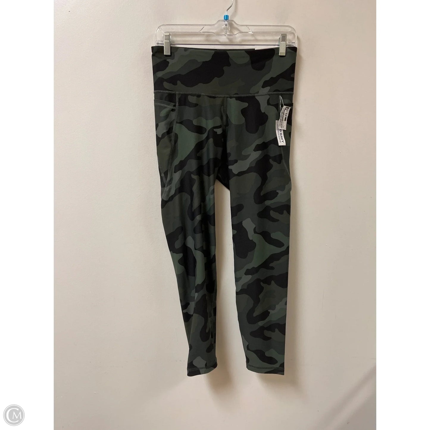 Athletic Leggings By Old Navy In Camouflage Print, Size: L