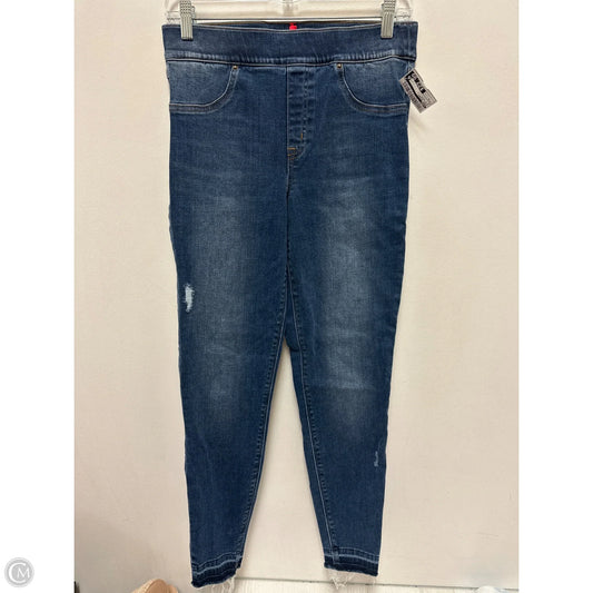Jeans Skinny By Spanx In Blue Denim, Size: 8