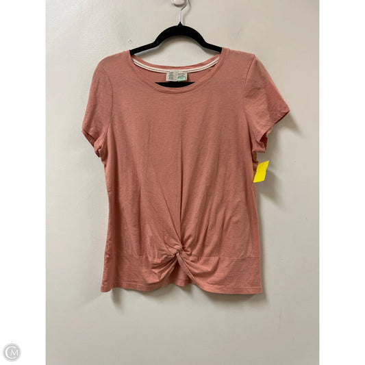 Top Short Sleeve Basic By Saturday/sunday In Pink, Size: L