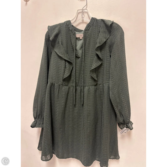 Dress Casual Short By Loft In Green, Size: Xs