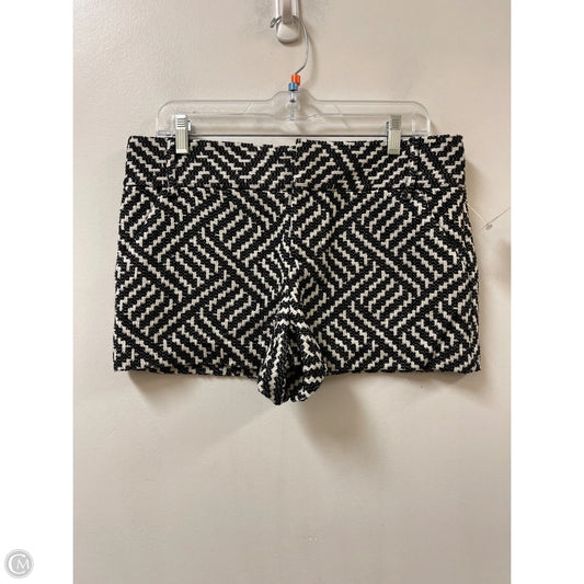 Shorts Designer By Alice + Olivia In Black & Cream, Size: 8