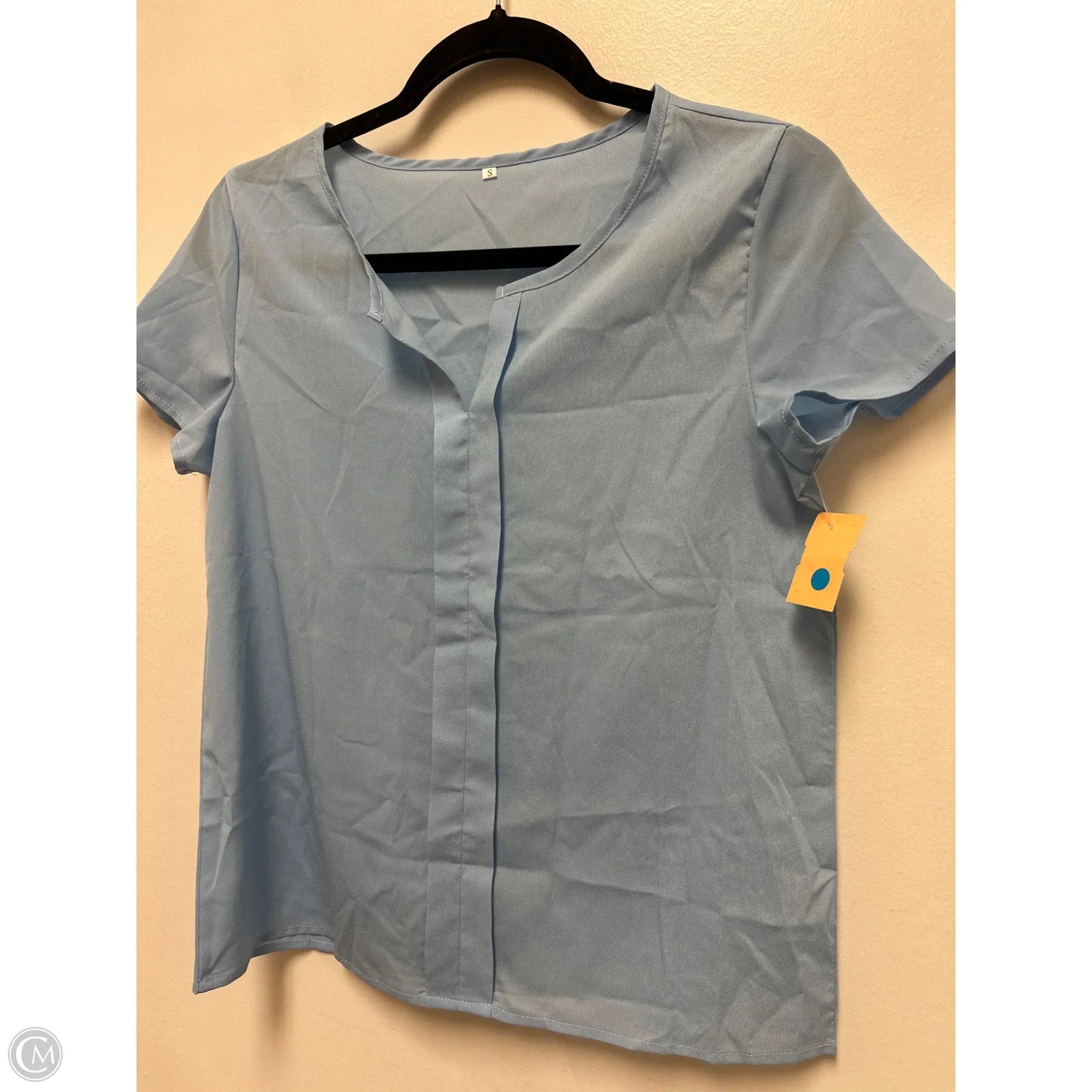Top Short Sleeve Basic By Clothes Mentor In Blue, Size: S