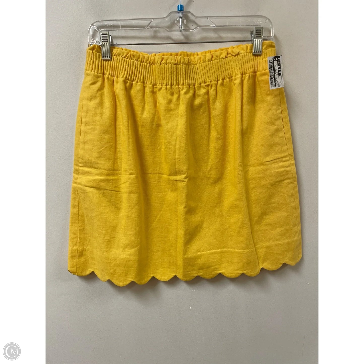 Skirt Mini & Short By J. Crew In Yellow, Size: 6