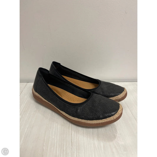 Shoes Flats By Clarks In Black, Size: 10
