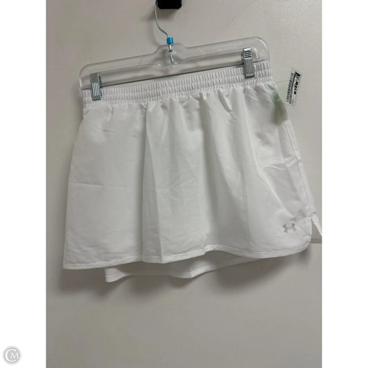 Athletic Skort By Under Armour In White, Size: M