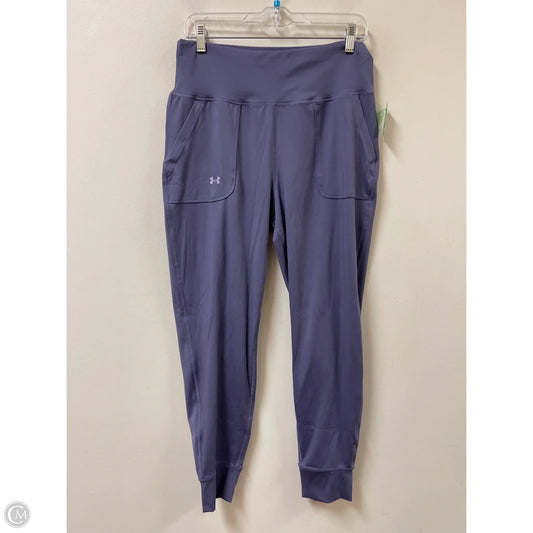Athletic Pants By Under Armour In Purple, Size: L