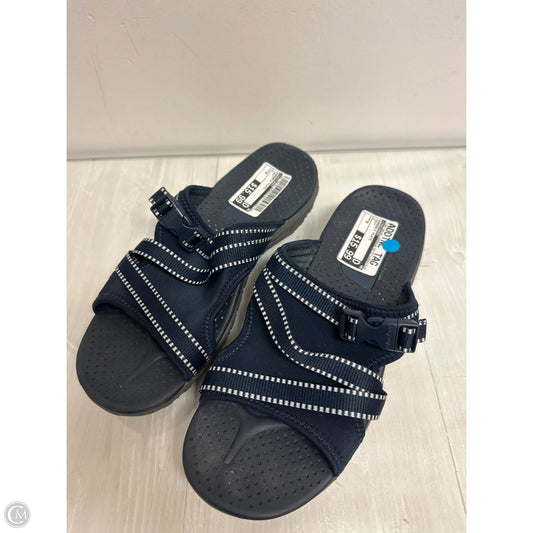 Sandals Flats By Skechers In Navy, Size: 9
