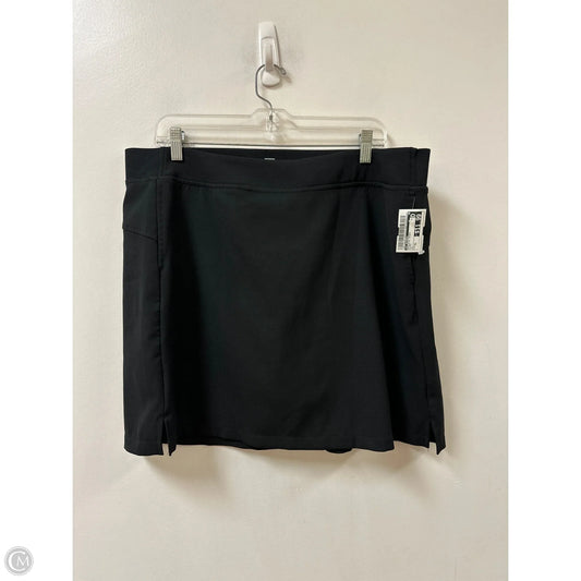 Athletic Skirt By 32 Degrees In Black, Size: Xl