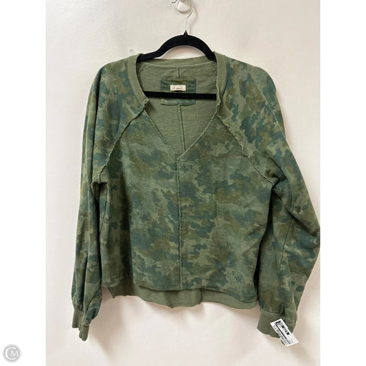 Sweatshirt Crewneck By Pilcro In Green, Size: M