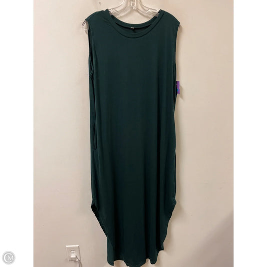 Dress Casual Maxi By Clothes Mentor In Green, Size: Xl