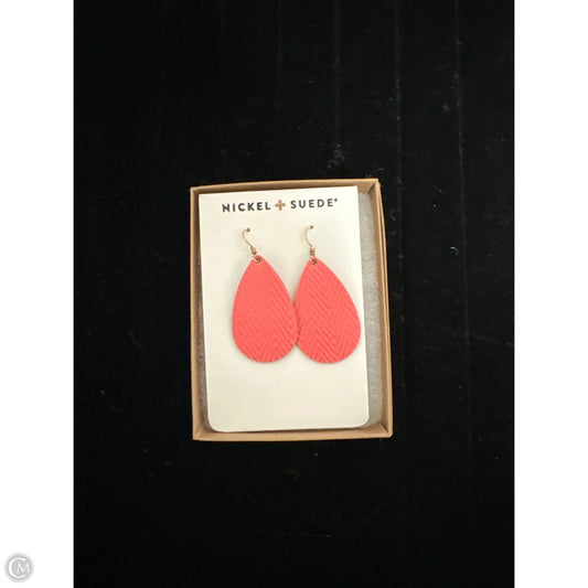 Earrings Dangle/drop By Nickel & Suede
