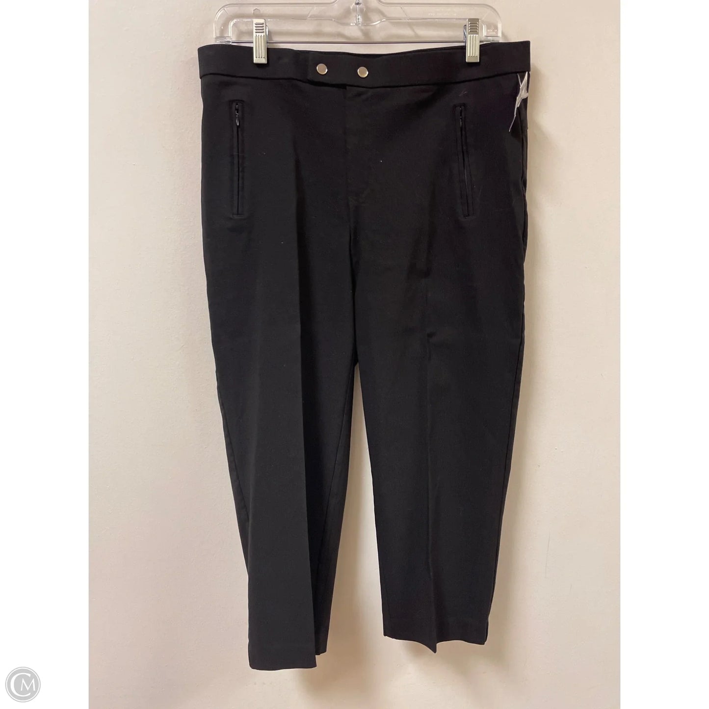 Capris By Zac And Rachel In Black, Size: 12
