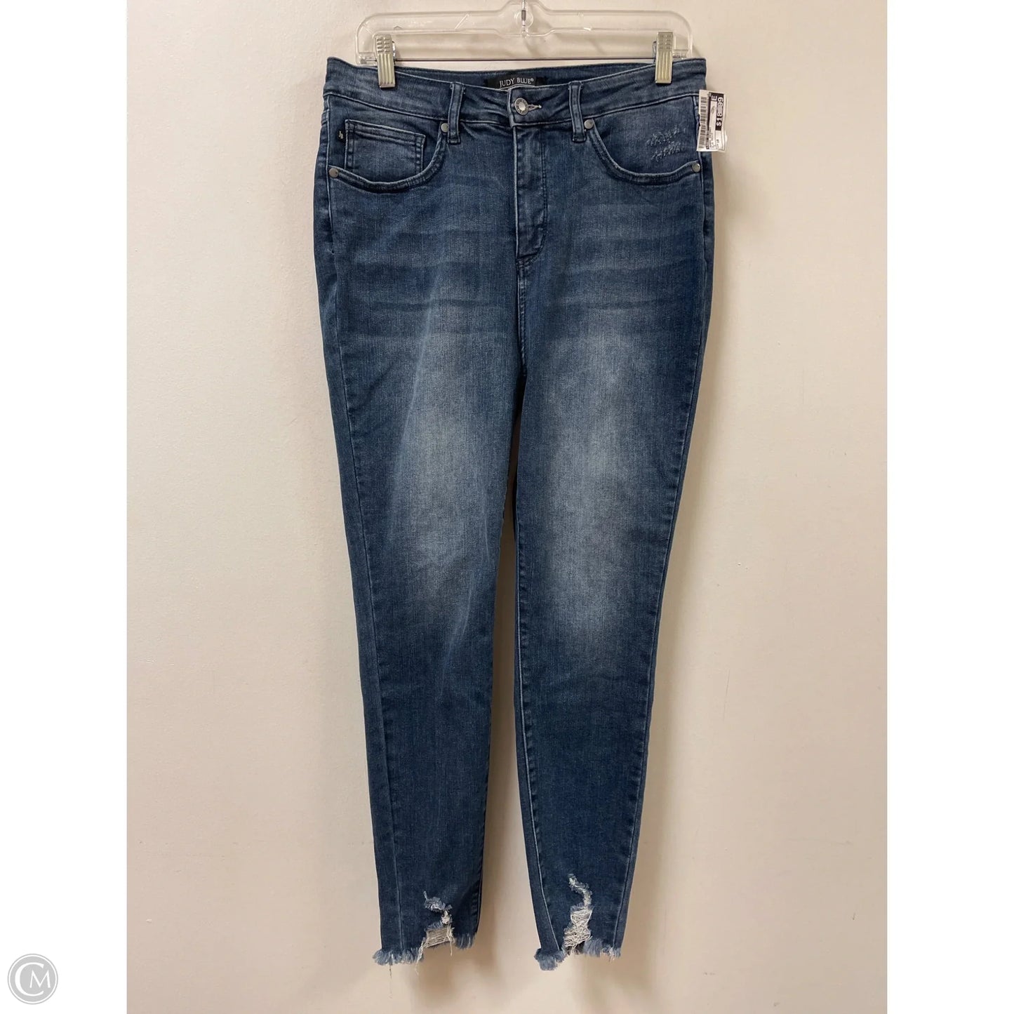 Jeans Skinny By Judy Blue In Blue Denim, Size: 10