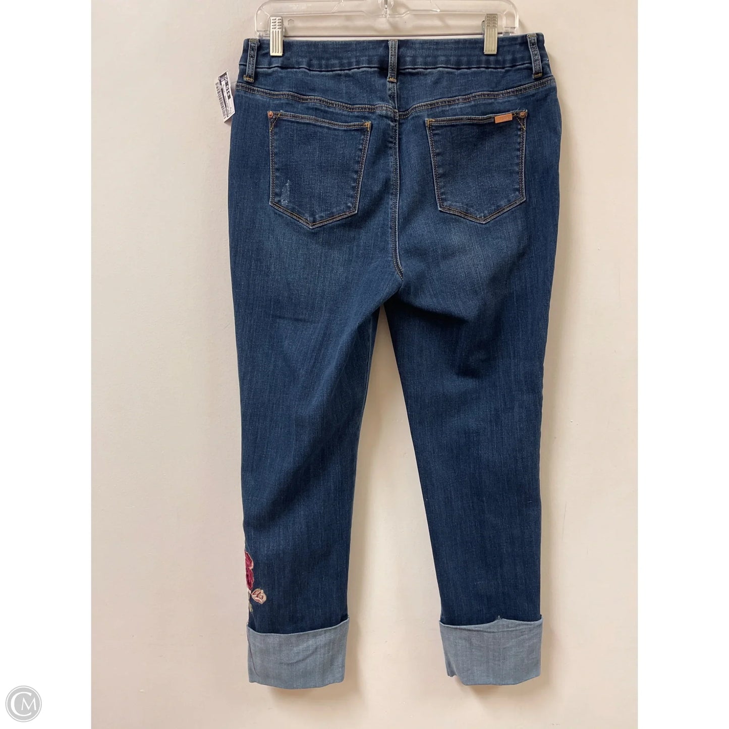 Jeans Boyfriend By Chicos In Blue Denim, Size: 8