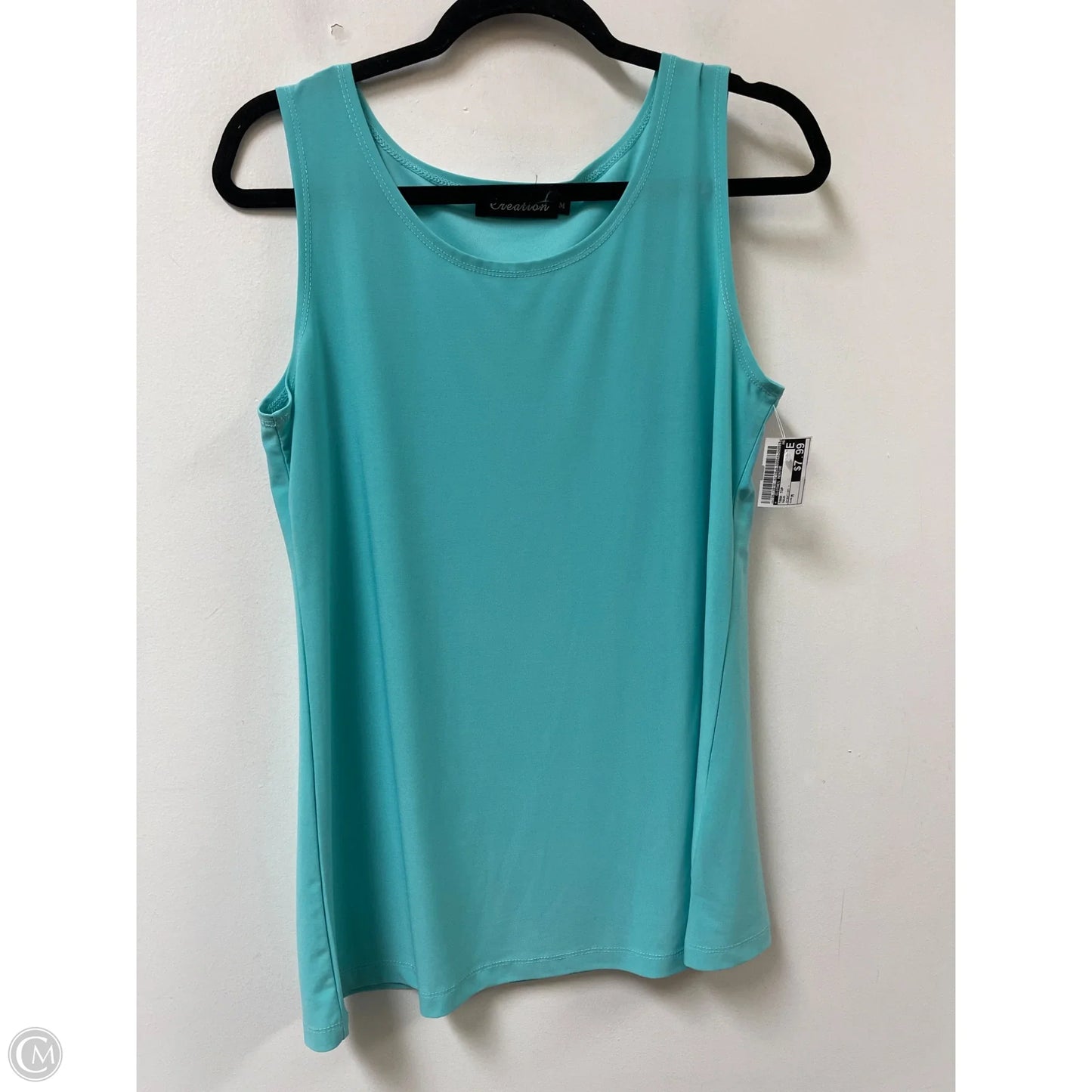 Tank Top By Clothes Mentor In Aqua, Size: M