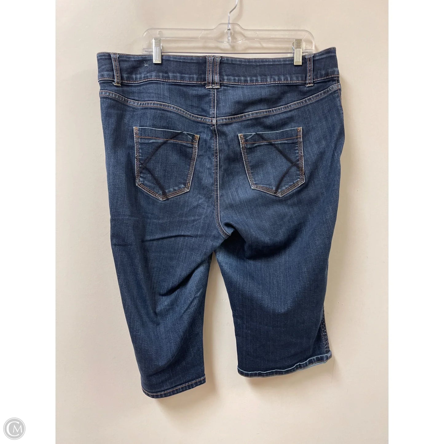Shorts By Lane Bryant In Blue Denim, Size: 16