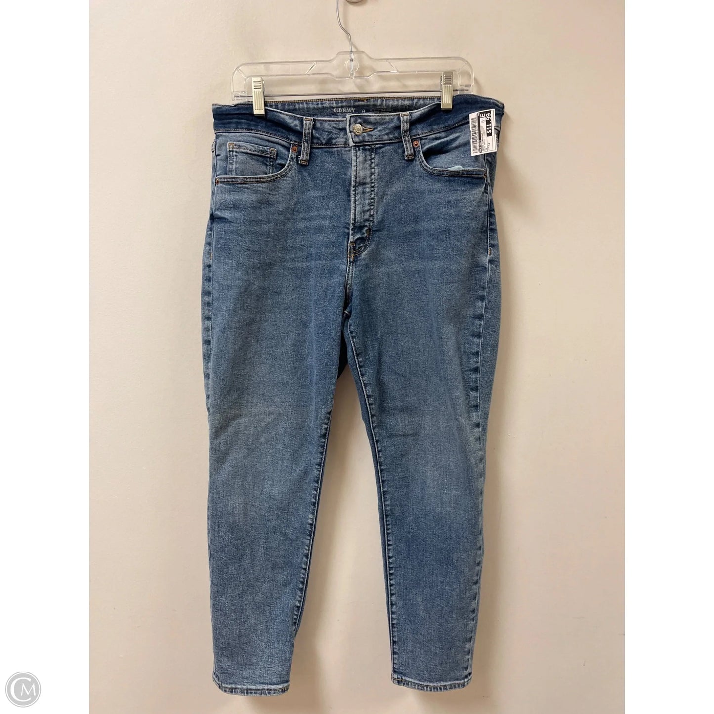 Jeans Straight By Old Navy In Blue Denim, Size: 14