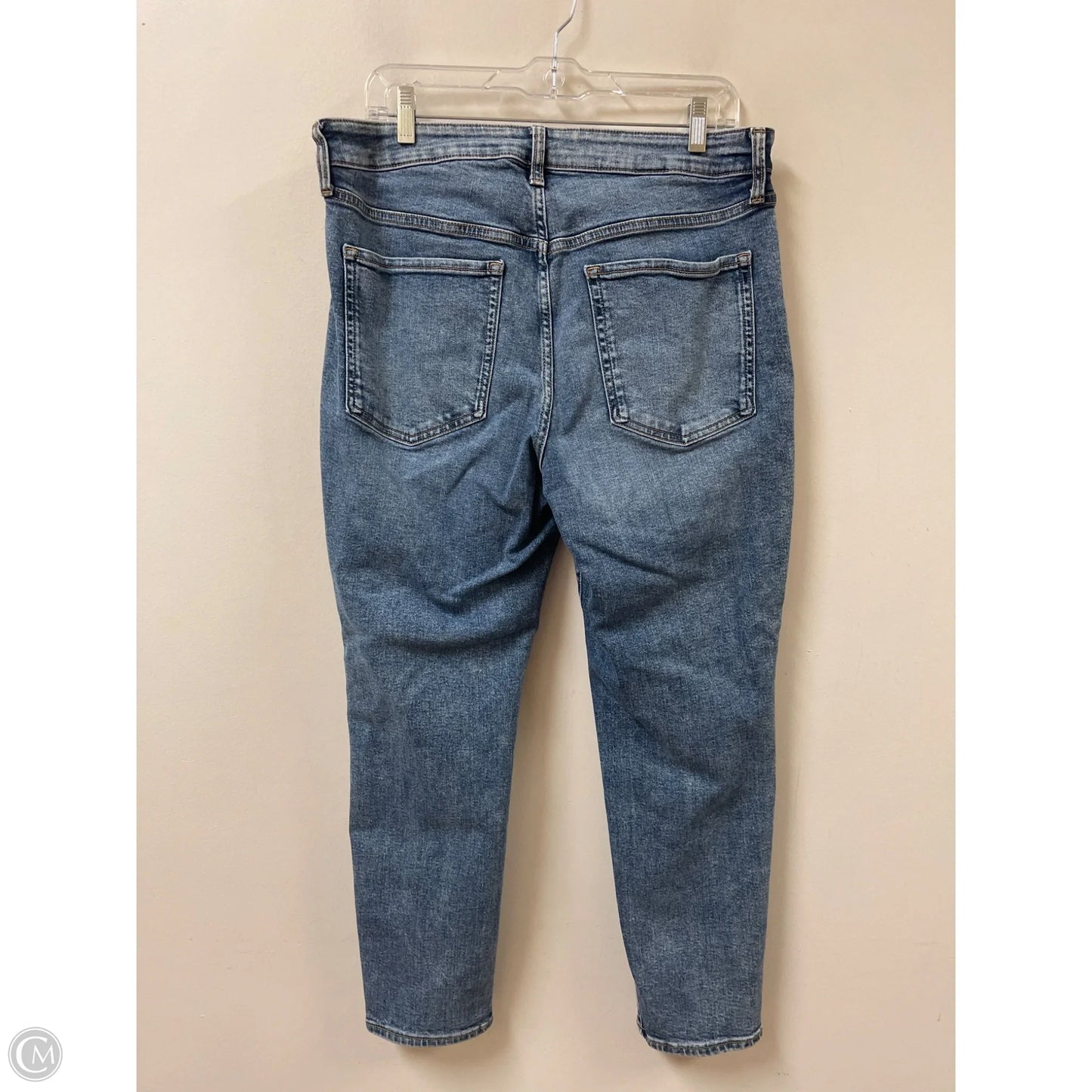 Jeans Straight By Old Navy In Blue Denim, Size: 14