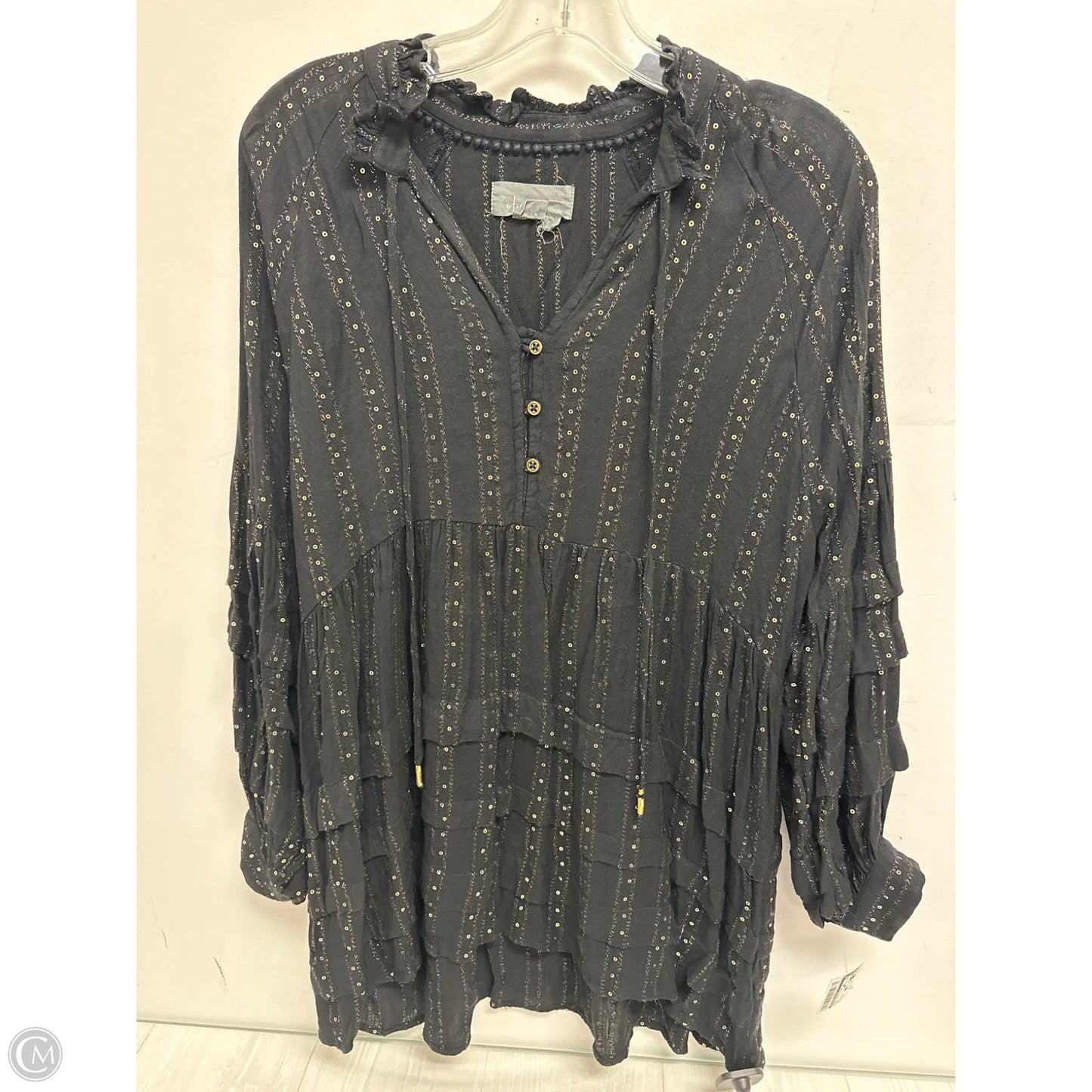 Dress Casual Midi By Anthropologie In Black, Size: Mp