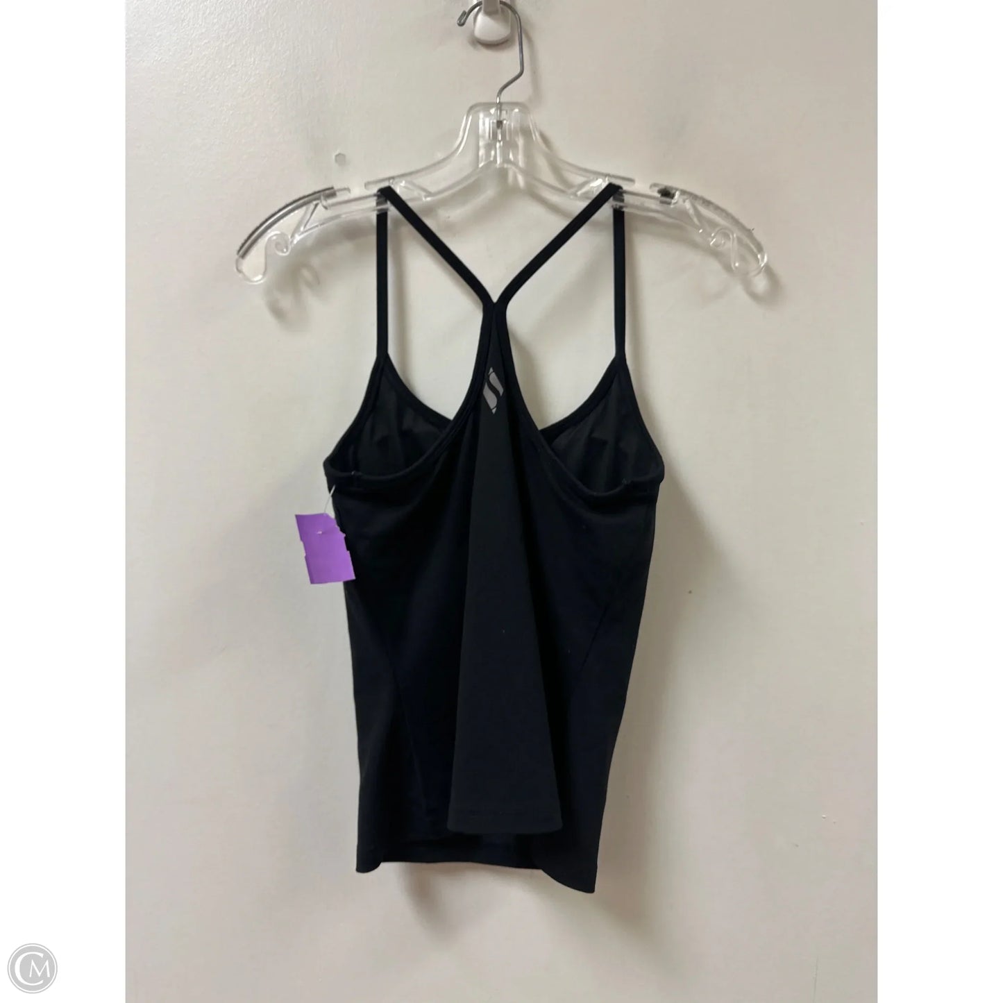 Athletic Tank Top By Skechers In Black, Size: S