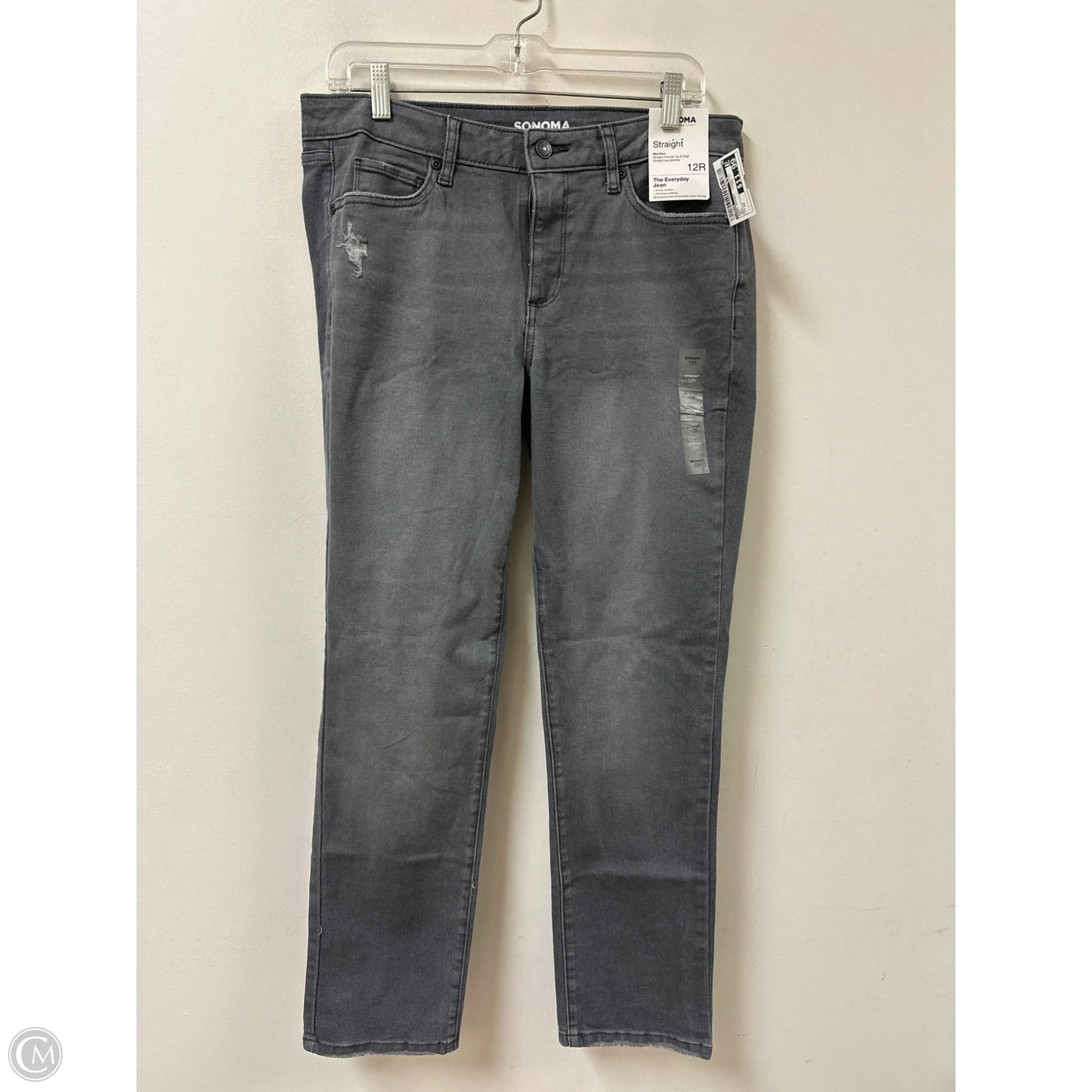 Jeans Skinny By Sonoma In Grey, Size: 12