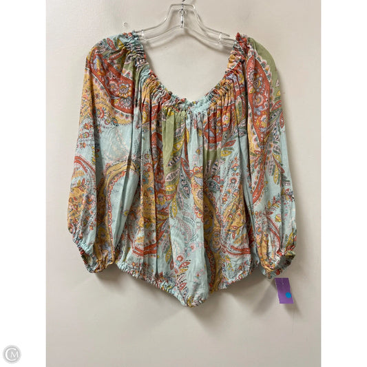 Top Long Sleeve By Joie In Multi-colored, Size: Xl