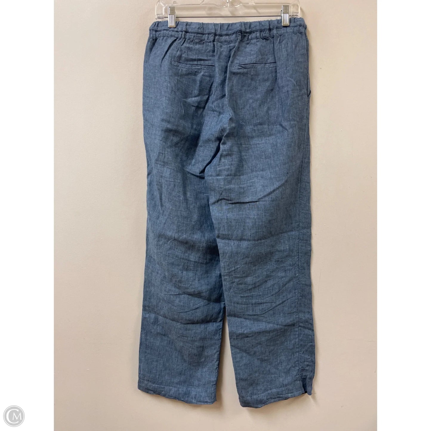 Pants Linen By Charter Club In Blue, Size: 4