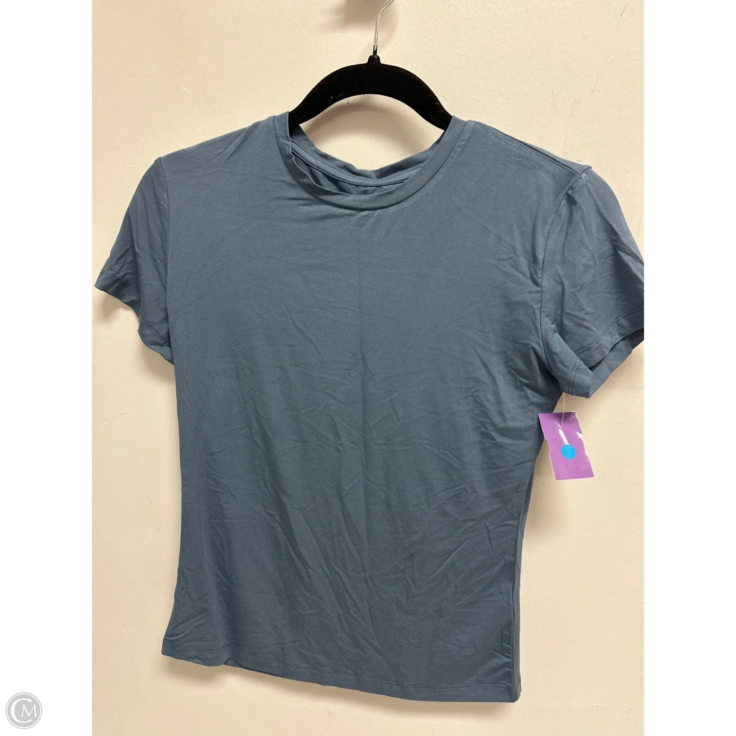 Top Short Sleeve Basic By Clothes Mentor In Blue, Size: M