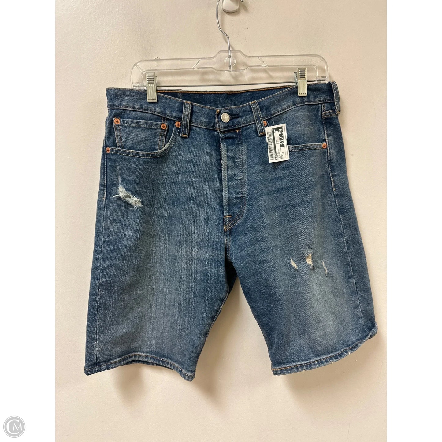 Shorts By Levis In Blue Denim, Size: 12
