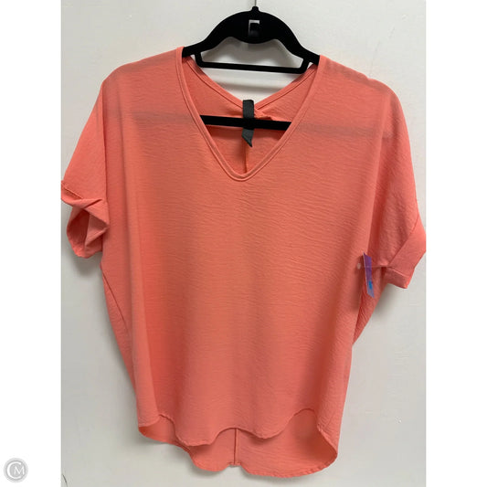 Top Short Sleeve By Alya In Coral, Size: Xs