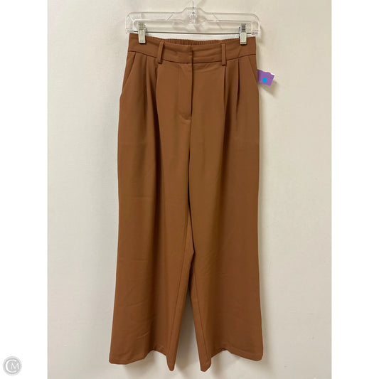 Pants Wide Leg By Clothes Mentor In Brown, Size: 4