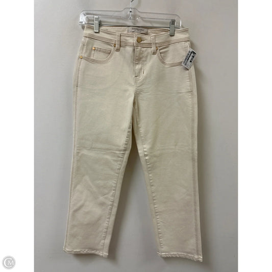 Jeans Boot Cut By Liverpool In Cream, Size: 4