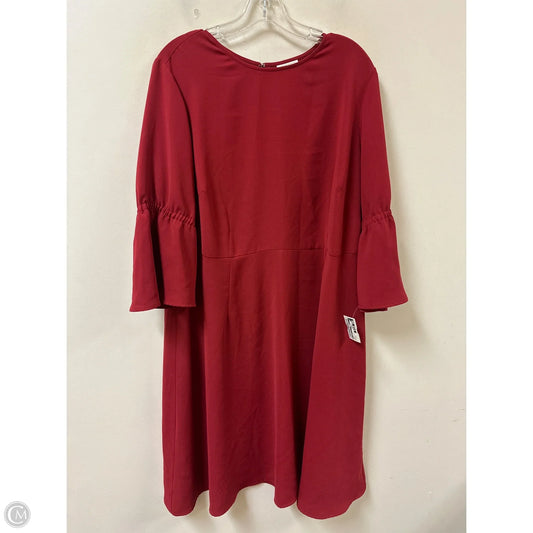 Dress Party Midi By J. Jill In Red, Size: 2x