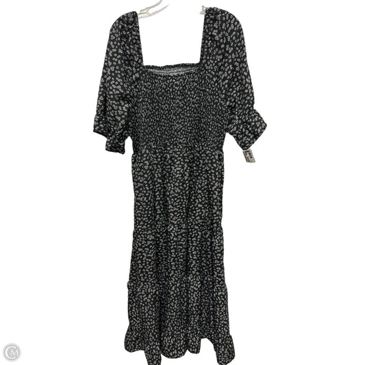 Dress Casual Maxi By Clothes Mentor In Black, Size: 2x
