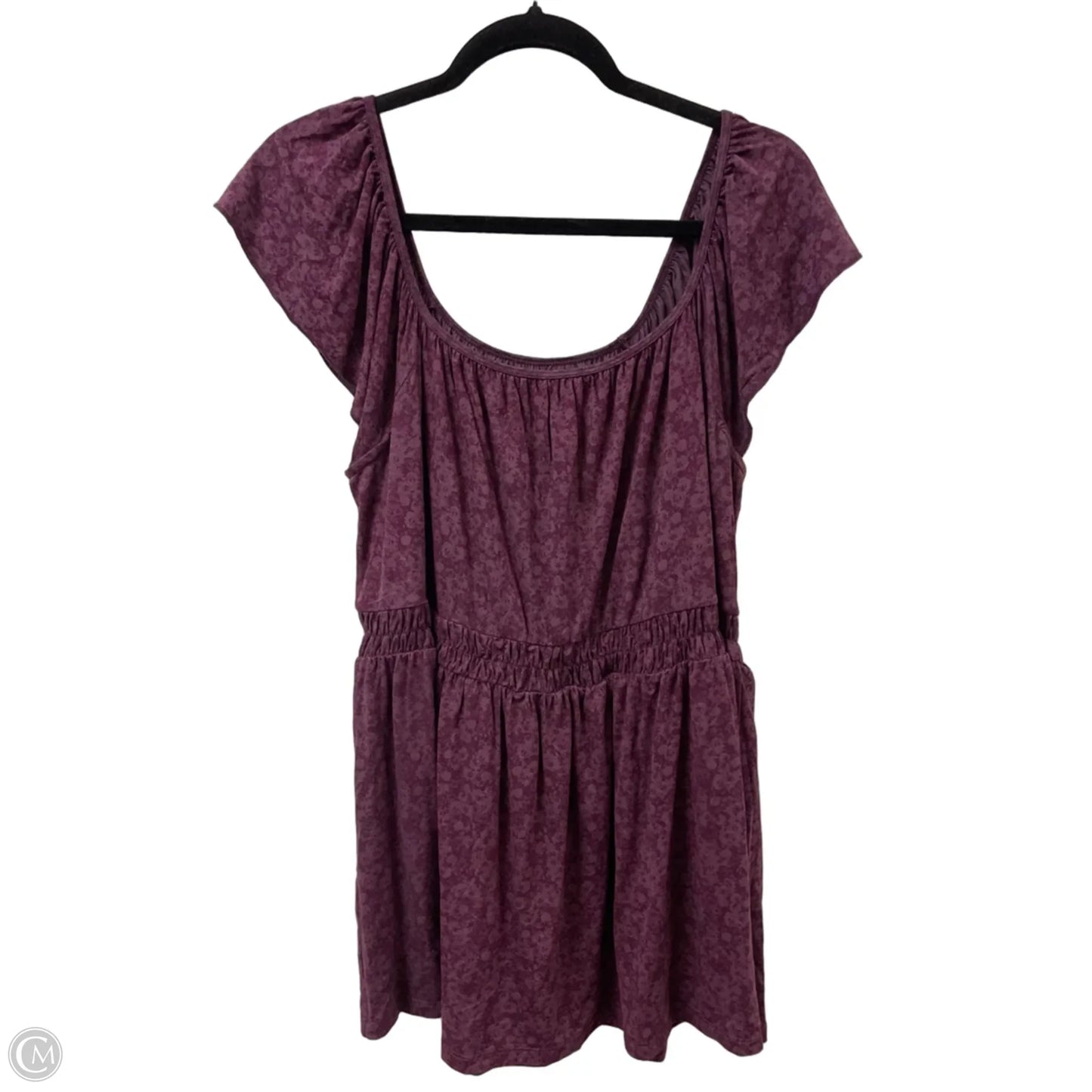 Top Short Sleeve By Torrid In Purple, Size: 3x