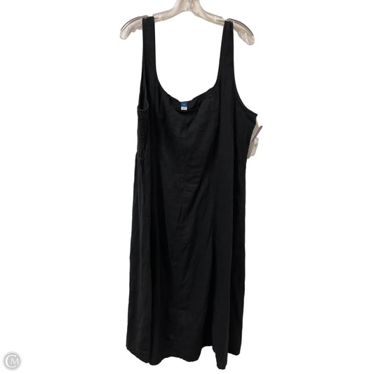 Dress Casual Maxi By Old Navy In Black, Size: 2x