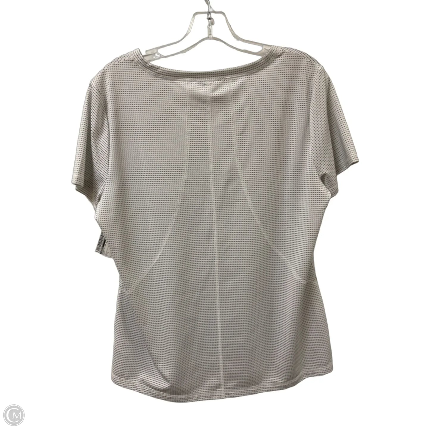 Athletic Top Short Sleeve By Talbots In Grey, Size: L