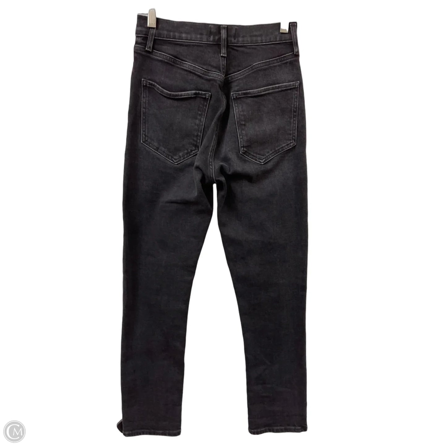 Jeans Skinny By Agolde In Black, Size: 0