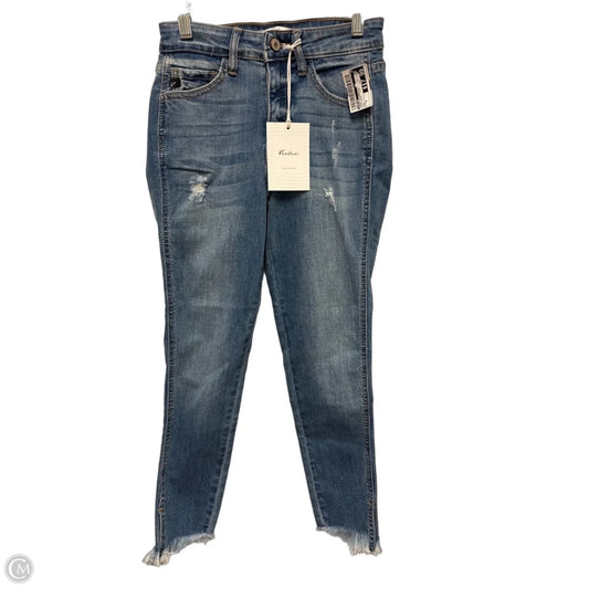 Jeans Skinny By Kancan In Blue Denim, Size: 0