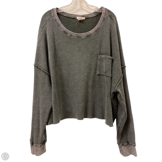 Top Long Sleeve By Clothes Mentor In Black, Size: 2x
