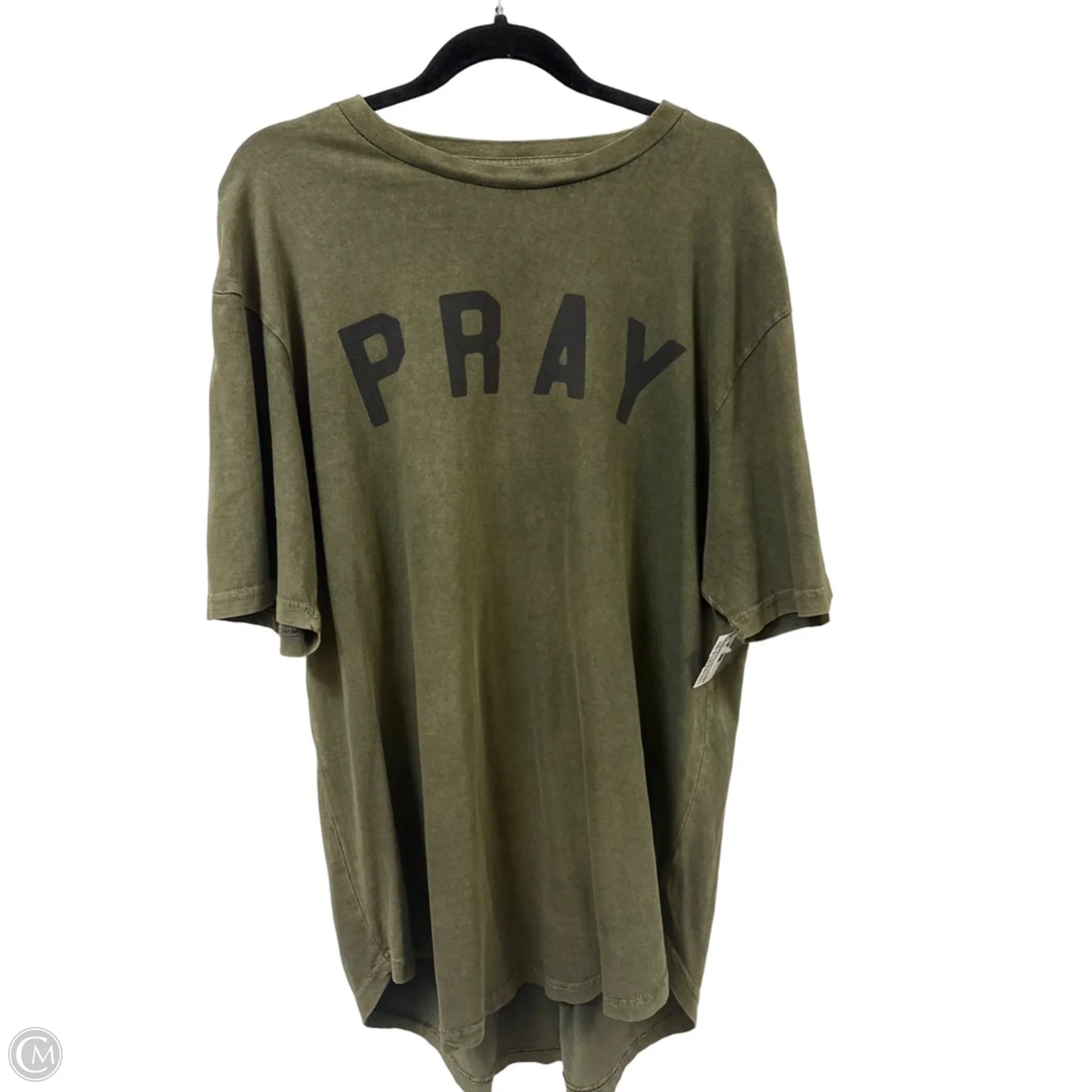 Top Short Sleeve By Clothes Mentor In Green, Size: L