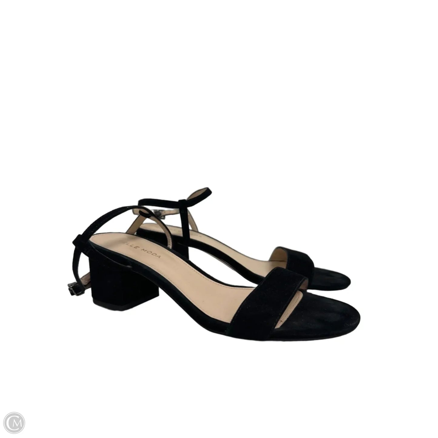 Sandals Heels Block By Cmb In Black, Size: 8.5