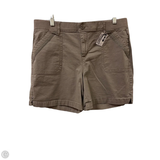 Shorts By Gloria Vanderbilt In Brown, Size: 12