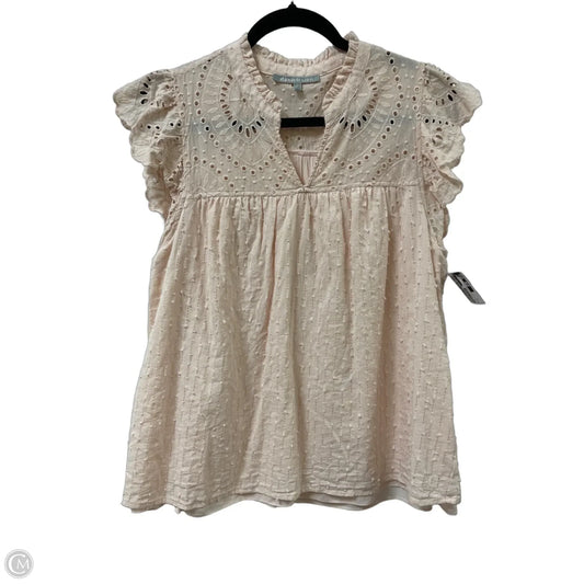 Top Sleeveless By Daniel Rainn In Pink, Size: L